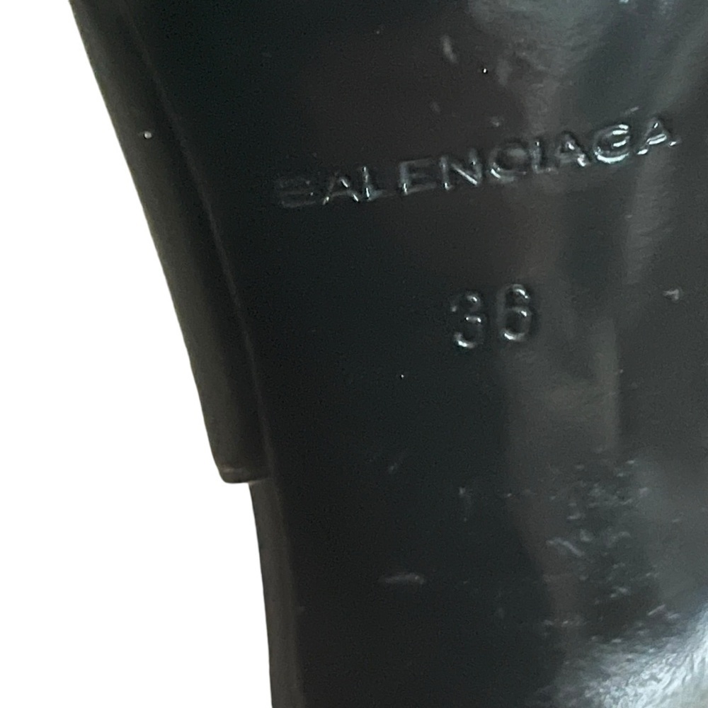 Balenciaga Slingback Pump Classic Heels Leather Shoes Black Women Size 6/36 - Picture 8 of 8